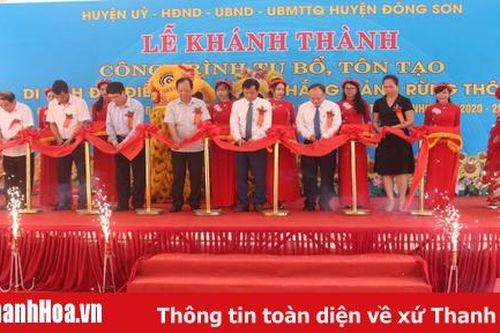 Khánh thành công trình tu bổ, tôn tạo Di tích Địa điểm lịch sử và thắng cảnh Rừng Thông