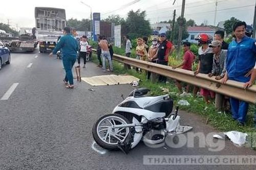 Xe tải cán bé gái 10 tuổi tử vong thương tâm trên quốc lộ 1