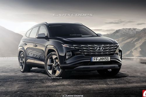 Hyundai Tucson 2021 lộ nội thất 'siêu độc' chờ ngày ra mắt