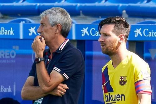 Messi gặp riêng HLV Setien, dẹp tin đồn mâu thuẫn