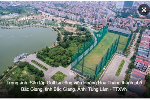 Hàng loạt sai phạm tại dự án sân tập golf, công viên Hoàng Hoa Thám