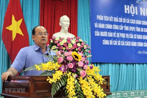 An Giang phấn đấu lọt top Chỉ số hiệu quả quản trị và hành chính công