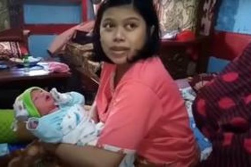 Người phụ nữ tuyên bố mang thai chỉ một tiếng trước khi sinh