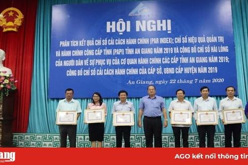 Nâng cao chỉ số cải cách hành chính, hiệu quả quản trị và hành chính công