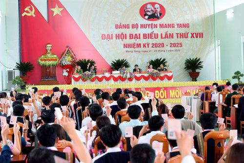 Khai mạc Đại hội đại biểu Đảng bộ huyện Mang Yang lần thứ XVII