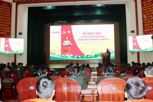 Quân đoàn 3 tổ chức hội thi cán bộ khung thường trực năm 2020