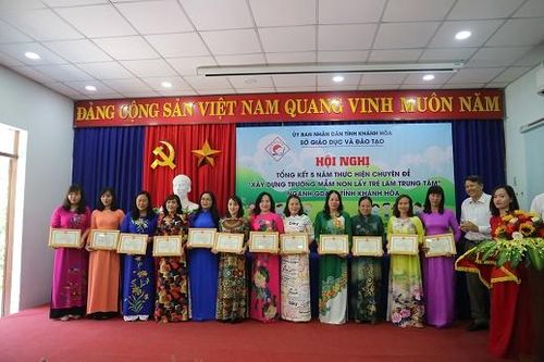 Tổng kết 5 năm xây dựng trường mầm non lấy trẻ làm trung tâm