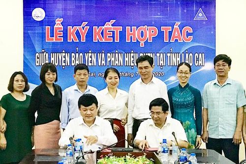 Ký kết hợp tác giữa huyện Bảo Yên và Phân hiệu Đại học Thái Nguyên tại tỉnh Lào Cai