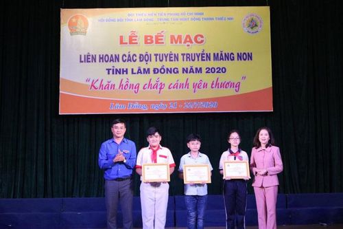 Hội đồng đội Bảo Lộc đạt giải A tại Liên hoan các đội tuyên truyền măng non