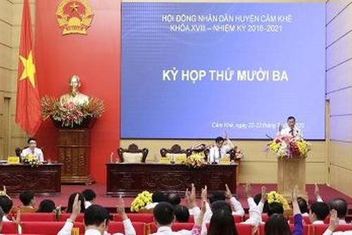 HĐND huyện Cẩm Khê khai mạc kỳ họp thứ Mười ba
