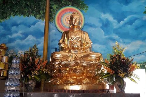 Chùa Phổ Môn an vị tôn tượng Đức Phật A Di Đà