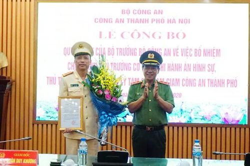 Bổ nhiệm chức danh Thủ trưởng Cơ quan Thi hành án hình sự Công an Hà Nội