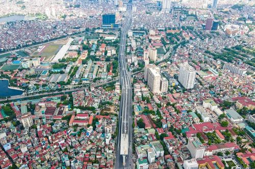 Toàn cảnh đoạn đường vành đai 2 trên cao 'giải cứu điểm đen giao thông' Hà Nội