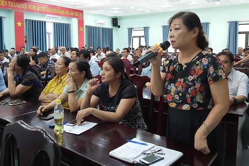 Lắng nghe để giải quyết những bức xúc, kiến nghị từ cử tri