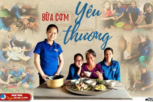 Tháng Bảy tri ân: Những bữa cơm cùng màu áo xanh nghĩa tình