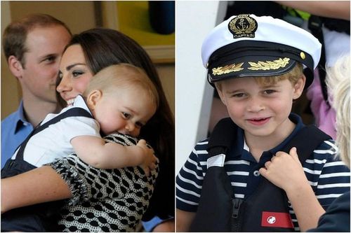 Khoảnh khắc đáng yêu 'hết nấc' của tiểu Hoàng tử George tròn 7 tuổi