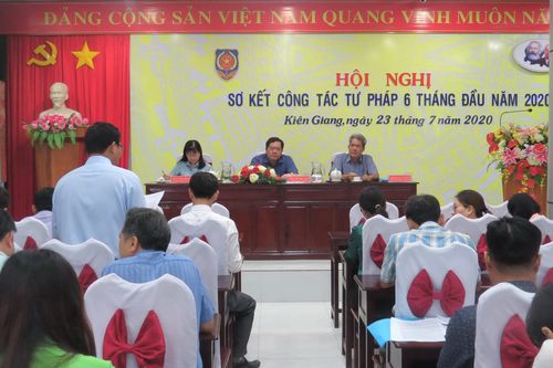 Kiên Giang sơ kết công tác tư pháp 6 tháng đầu năm