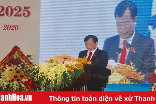 Đồng chí Nguyễn Quang Hải tái đắc cử Bí thư Huyện ủy Đông Sơn, nhiệm kỳ 2020-2025