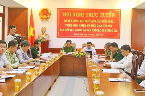 Hội nghị trực tuyến toàn quốc về phòng chống tội phạm, chống buôn lậu, gian lận thương mại và hàng giả