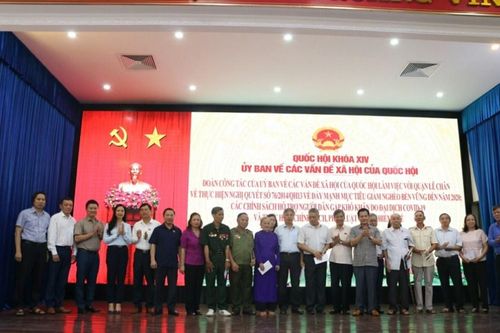 Hải Phòng: Đoàn công tác của Ủy ban về các vấn đề xã hội của Quốc hội làm việc tại UBND quận Lê Chân