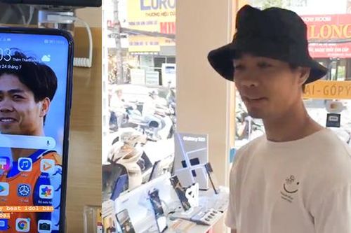 Công Phượng bị bạn troll, tỏ ra ngạc nhiên khi thấy ảnh mình trên hàng mẫu
