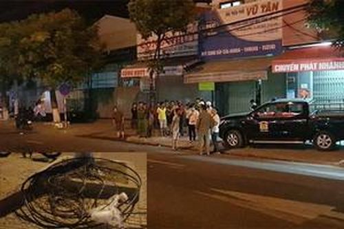 Nam thanh niên bị cứa cổ nguy kịch vì vướng dây cáp thòng lọng