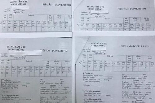 Nhân bản 600 phiếu siêu âm tim cho phi công: Có thể tử vong khi bay