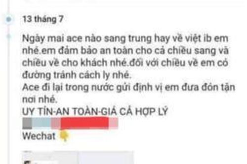 Phẫn nộ màn quảng cáo công khai nhà xe đưa người từ bên kia biên giới về nước, cam kết có đường 'né cách ly' COVID-19