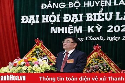 Đồng chí Phạm Đăng Lực tái đắc cử Bí thư Huyện ủy Lang Chánh, nhiệm kỳ 2020-2025