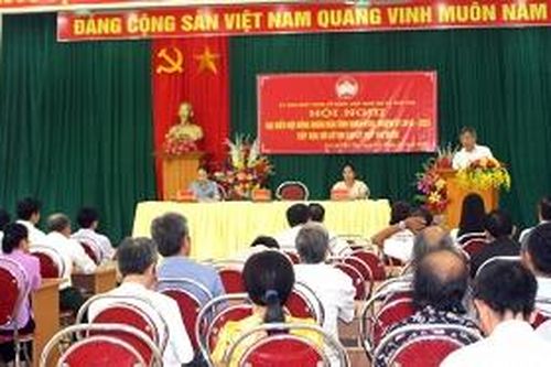 Đại biểu HĐND tỉnh khu vực thị xã Phú Thọ tiếp xúc cử tri sau kỳ họp thứ Mười