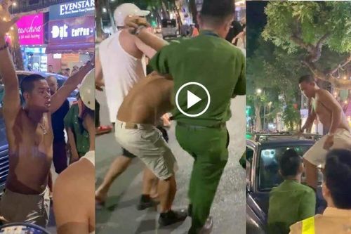 Quật ngã tài xế ô tô gây tai nạn, còn lăng mạ, chống đối cảnh sát
