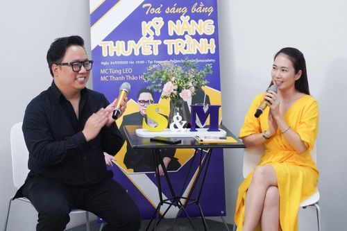 Bỏ vào túi 'rổ' kĩ năng thuyết trình từ MC Thanh Thảo Hugo và MC Tùng Leo
