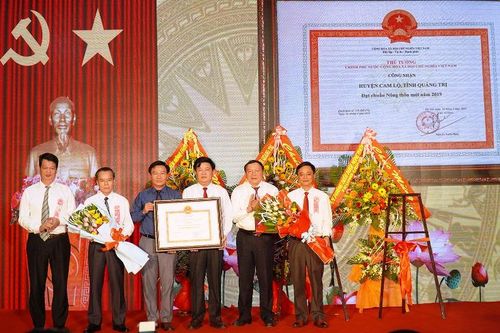 Huyện Cam Lộ đạt chuẩn nông thôn mới đầu tiên của tỉnh Quảng Trị