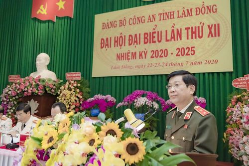 Công an tỉnh Lâm Đồng tổ chức thành công Đại hội đại biểu Đảng bộ Công an tỉnh lần thứ XII (nhiệm kỳ 2020- 2025)