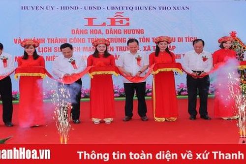 Khánh thành công trình trùng tu, tôn tạo Khu di tích lịch sử cách mạng Yên Trường