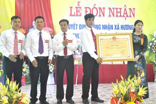 Xã Hương Xạ và Đại Phạm đón nhận đạt chuẩn nông thôn mới