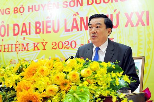 Phát biểu của đồng chí Nguyễn Hồng Thắng, Phó Bí thư Thường trực Tỉnh ủy tại Đại hội đại biểu Đảng bộ huyện Sơn Dương lần thứ XXI, nhiệm kỳ 2020-2025