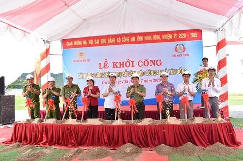 Khởi công xây dựng trụ sở Công an xã Yên Đồng