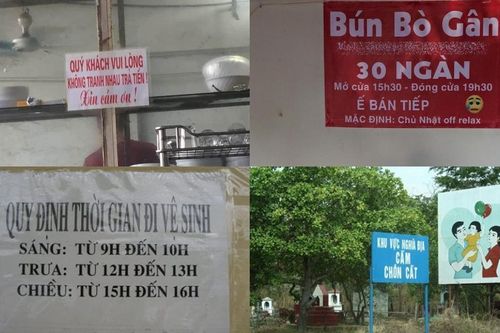 Loạt biển báo, quy định vô cùng độc - lạ khiến người xem 'dở khóc dở cười'