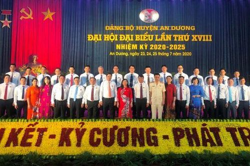 Hải Phòng: Bí thư Huyện ủy An Dương tái đắc cử Bí thư Huyện ủy nhiệm kỳ 2020-2025
