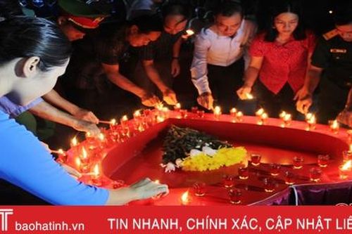 Thắp nến tri ân, tưởng nhớ các anh hùng liệt sỹ