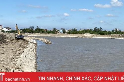 Sớm tổ chức bán đấu giá hơn 110.000 m3 đất thải từ dự án nâng cấp hệ thống kênh Bắc Thạch Hà