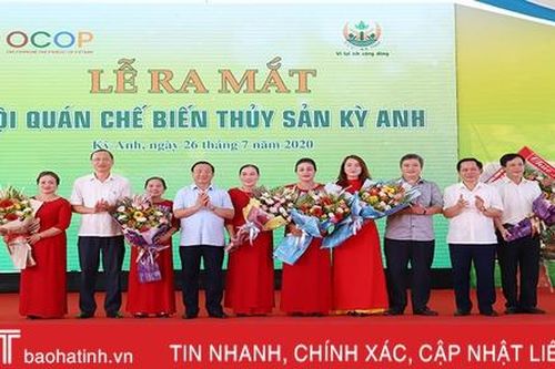 Ra mắt 'Hội quán chế biến thủy sản Kỳ Anh'