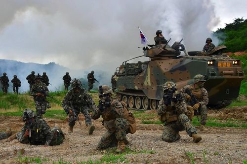 Hàn-Mỹ nhất trí sẽ tiến hành tập trận mùa Hè quy mô nhỏ hơn