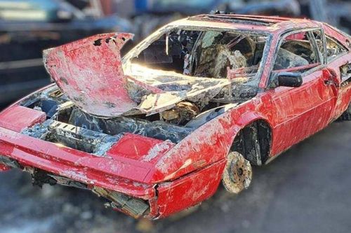 Sau 26 năm mất tích dưới lòng sông, siêu phẩm Ferrari Mondial còn lại gì?