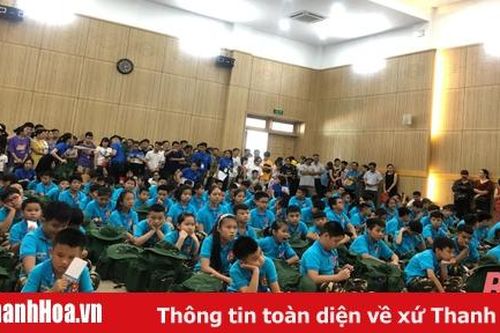 130 ' chiến sỹ nhí' tham gia trại hè kỹ năng và trải nghiệm trong quân đội'năm 2020