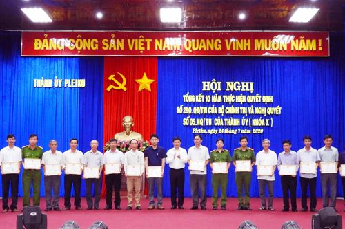 Thành phố Pleiku tổng kết 10 năm thực hiện nghị quyết về đầu tư, chỉnh trang hạ tầng đô thị