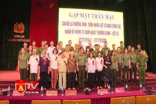 CATP Hà Nội gặp mặt tri ân các thương binh và thân nhân liệt sĩ