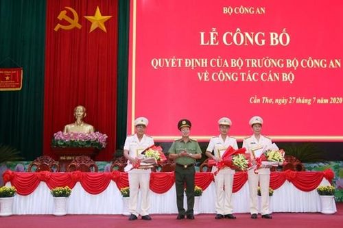 Bộ Công an điều động, bổ nhiệm 3 Phó Giám đốc Công an TP Cần Thơ