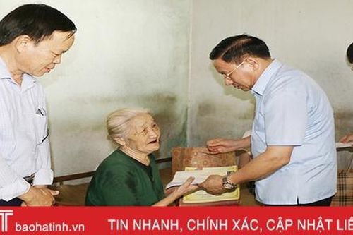 Hà Tĩnh thường xuyên chăm lo người có công với cách mạng
